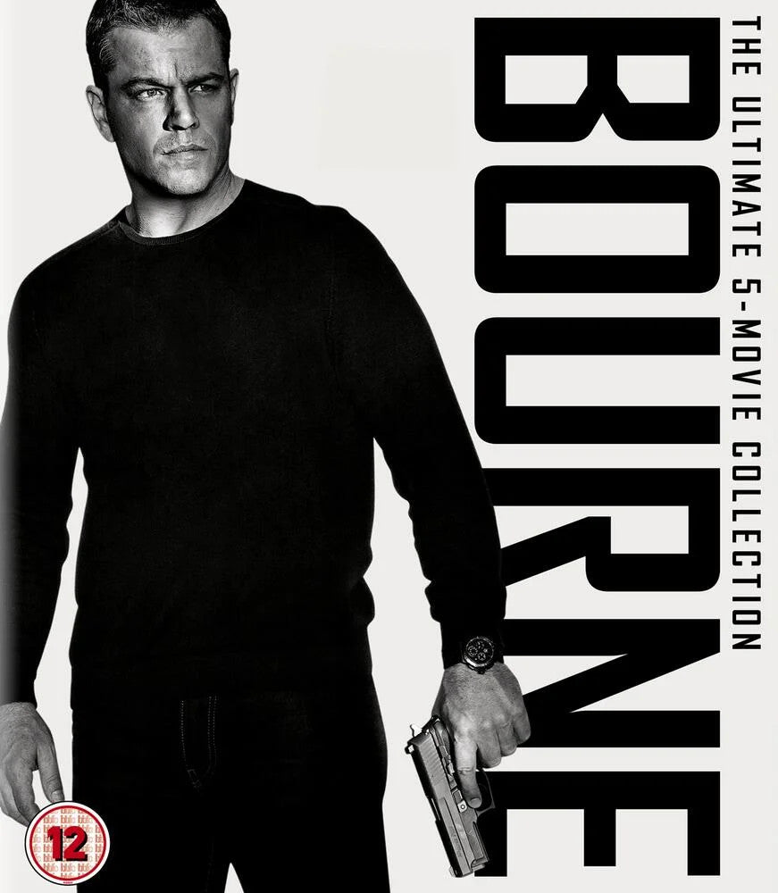 Bourne (5 Film) Movie Collection Blu-ray Cover