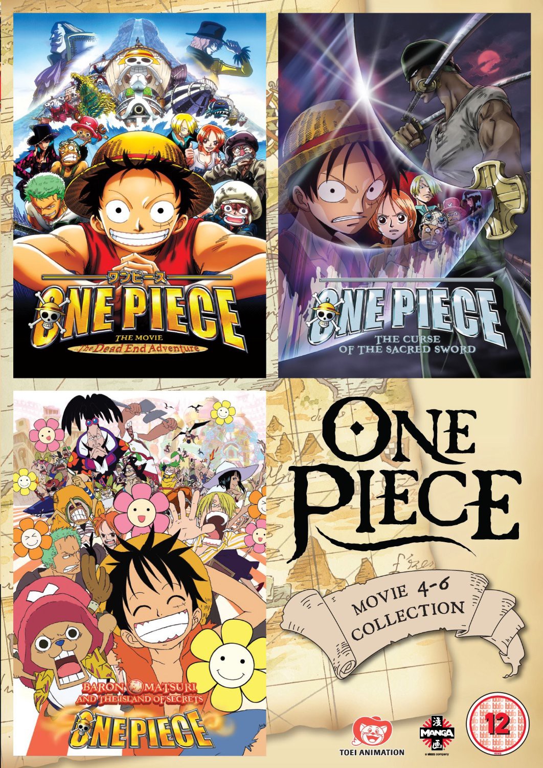 One Piece: Movie Collection 2 DVD Cover