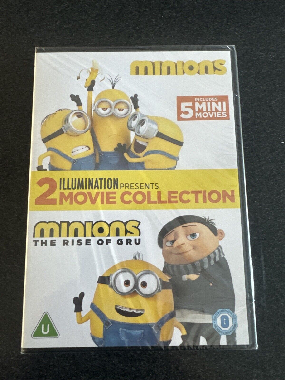 Minions 1 & 2 Rise Of Gru Box Set 2-Movie Collection DVD Cover