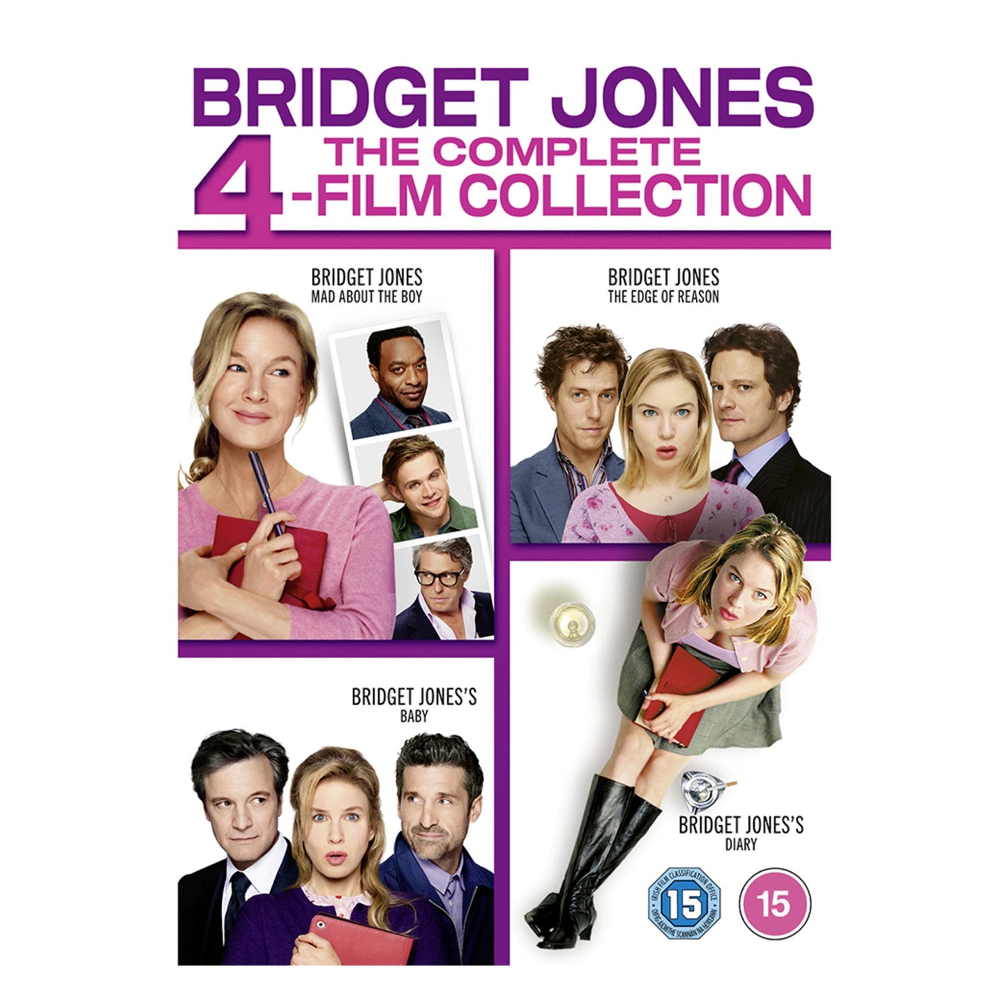 Bridget Jones: The Complete 4-Film Collection DVD Cover