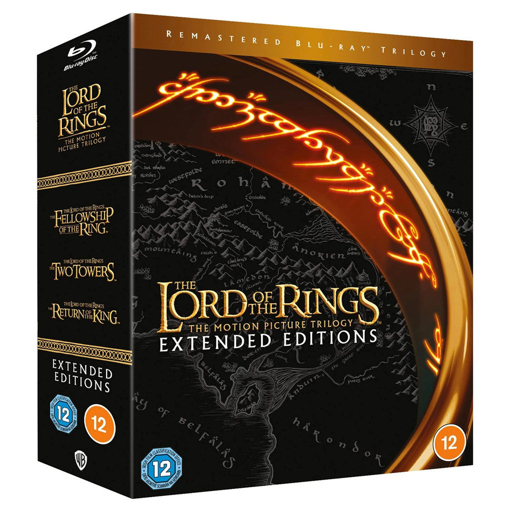 The Lord of the Rings Trilogy: Extended Editions Blu-ray Cover
