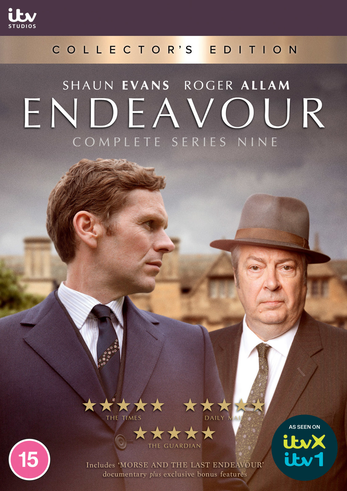 Endeavour: Series 9 (With Documentary) DVD Cover