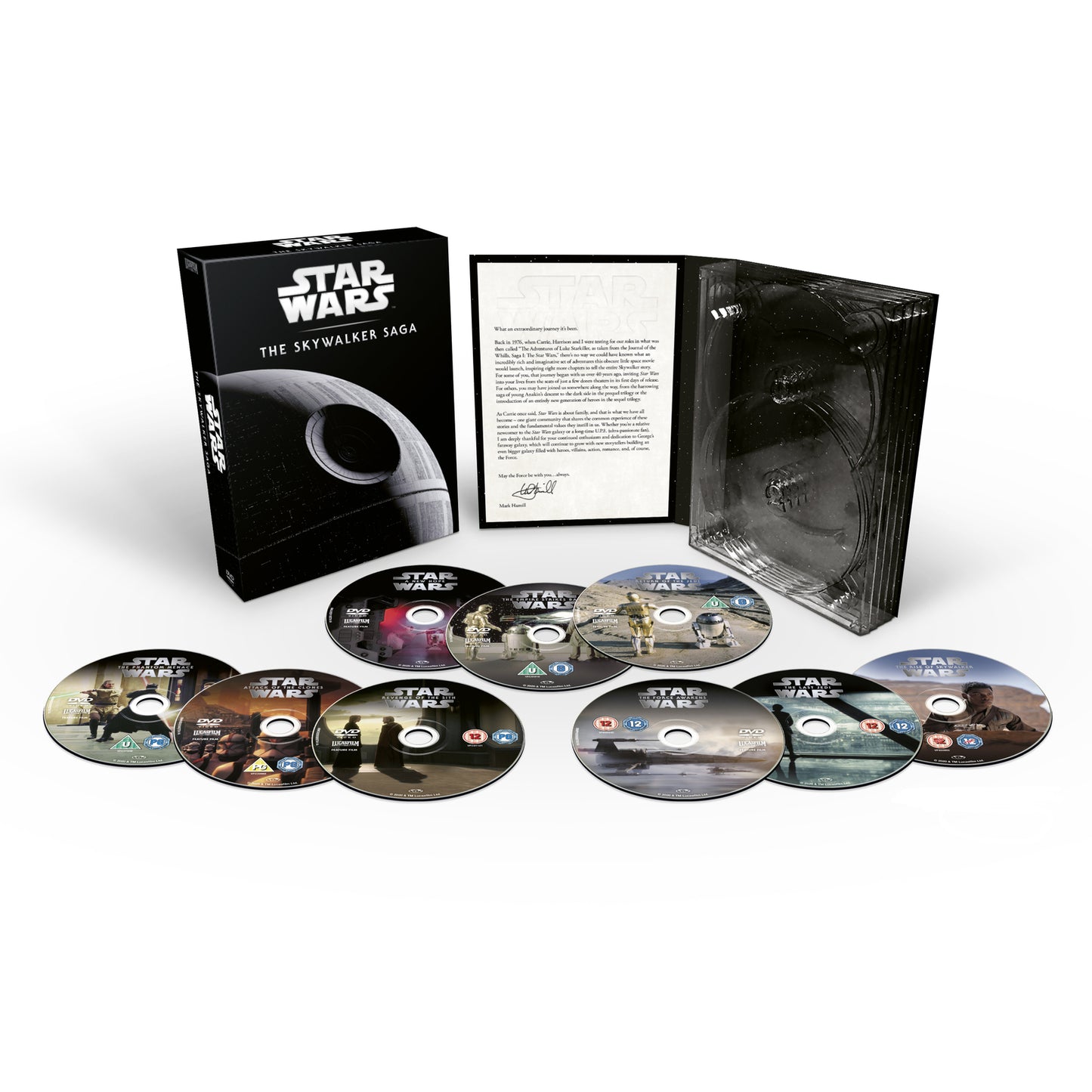 Star Wars: The Skywalker Saga 9-Movie Collection DVD Cover