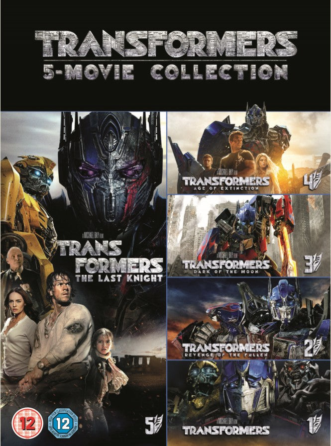 Transformers: 5-Movie Collection Box Set DVD Cover