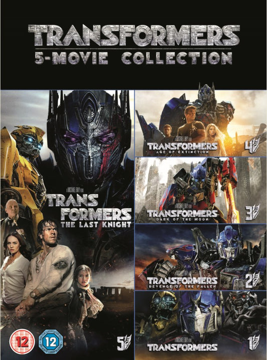 Transformers: 5-Movie Collection Box Set DVD Cover