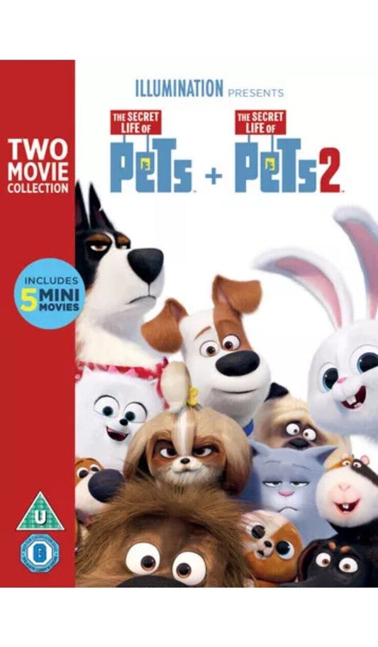 The Secret Life of Pets 1 & 2 Box Set DVD Cover