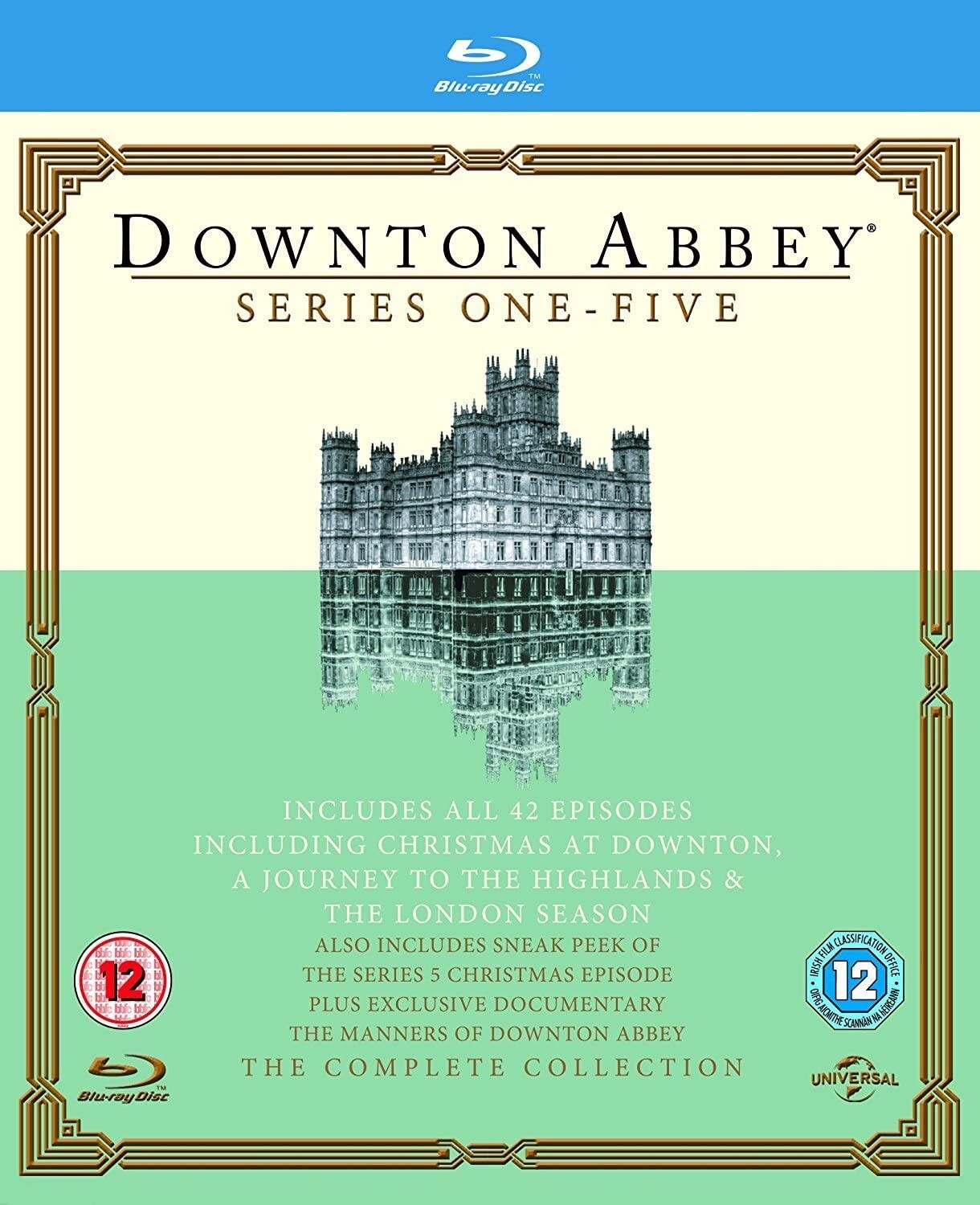 Downton Abbey - Series 1-5 Blu-ray Cover
