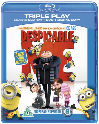 Despicable Me Blu-ray Cover