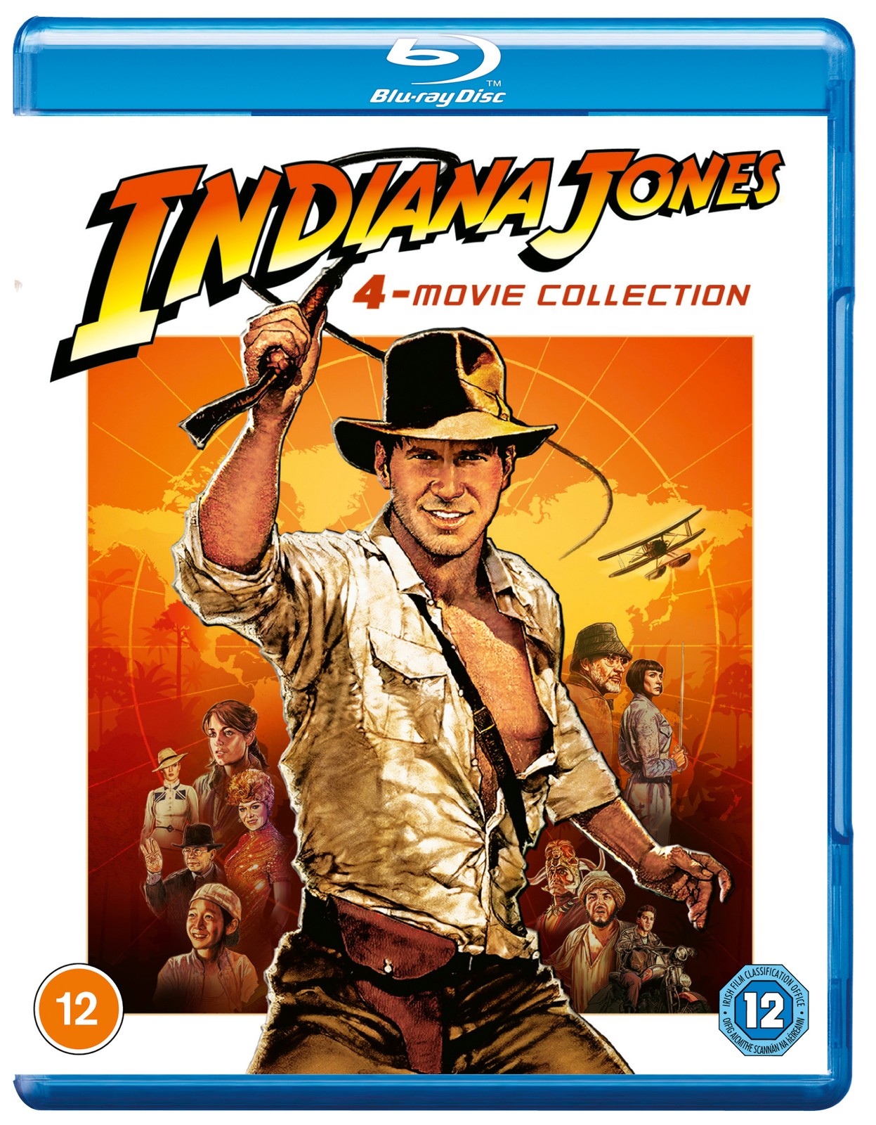 Indiana Jones: 4-Movie Collection Box Set Blu-ray Cover