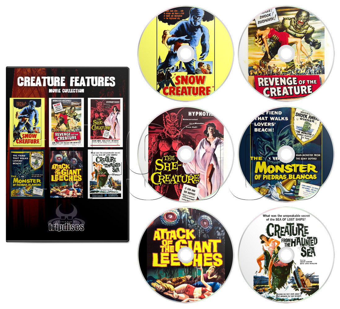 Creature Features Movie Collection (1954-1961) DVD Cover