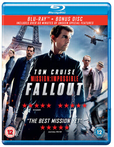Mission: Impossible - Fallout Blu-ray Cover