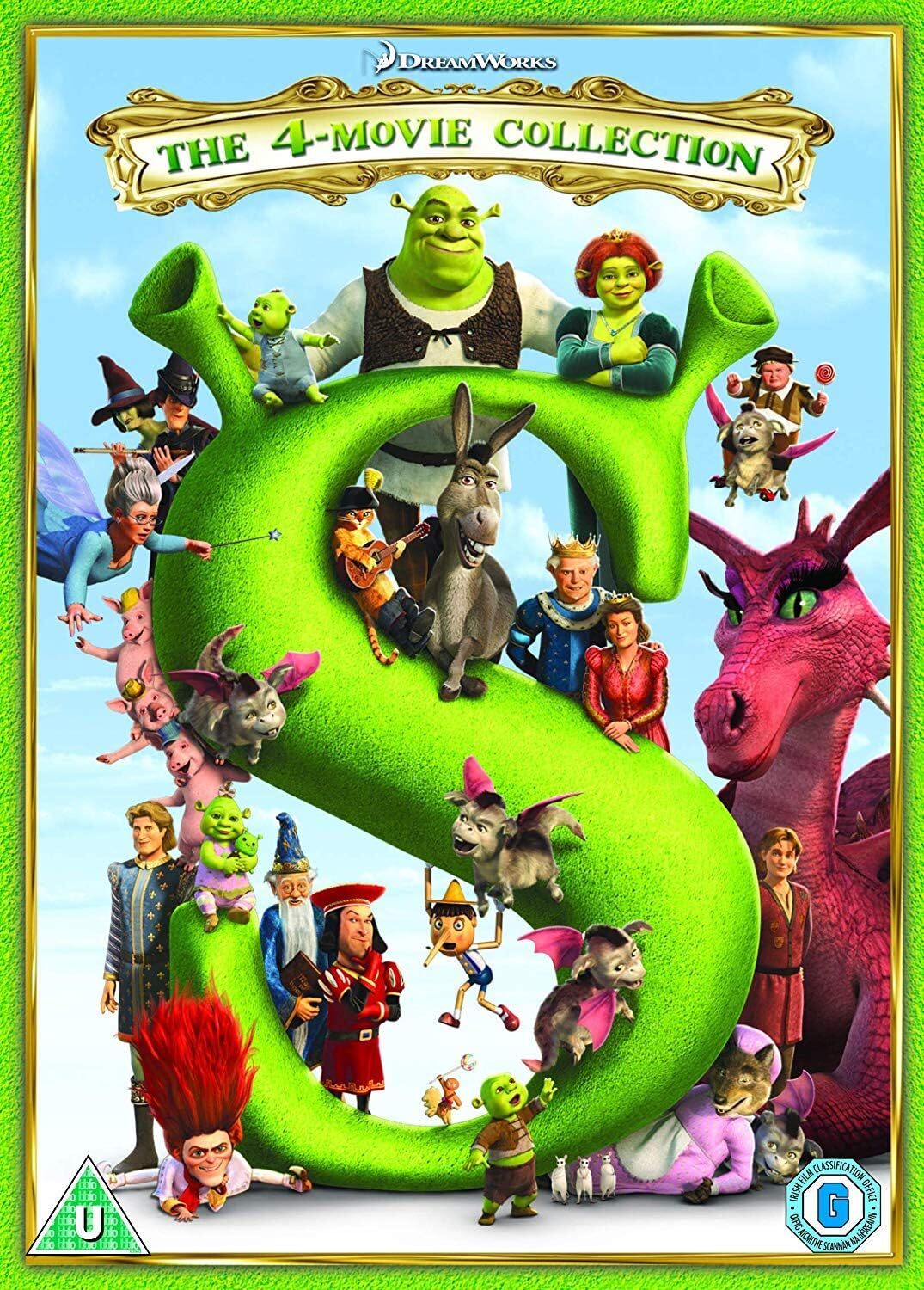 Shrek - The 4 Movie Collection DVD Cover