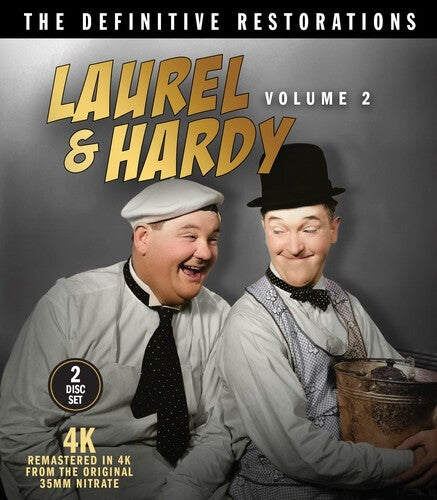Laurel & Hardy: The Definitive Restorations Vol 2 Blu-ray Cover