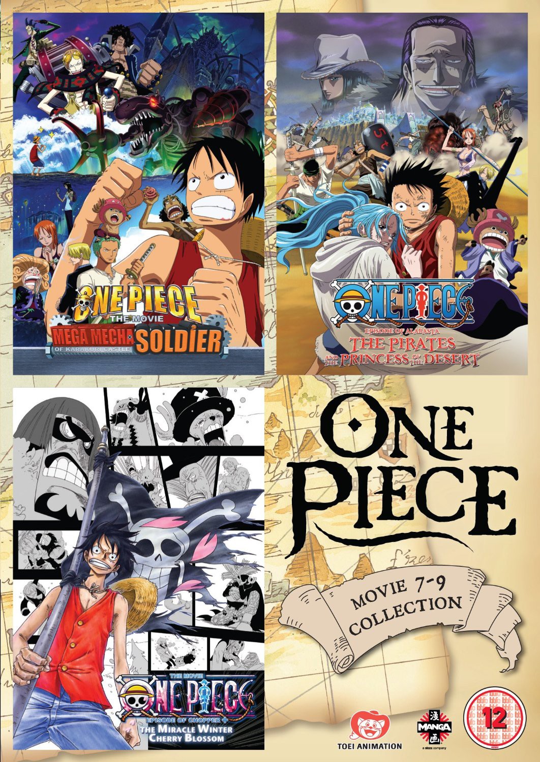 One Piece: Movie Collection 3 DVD Cover