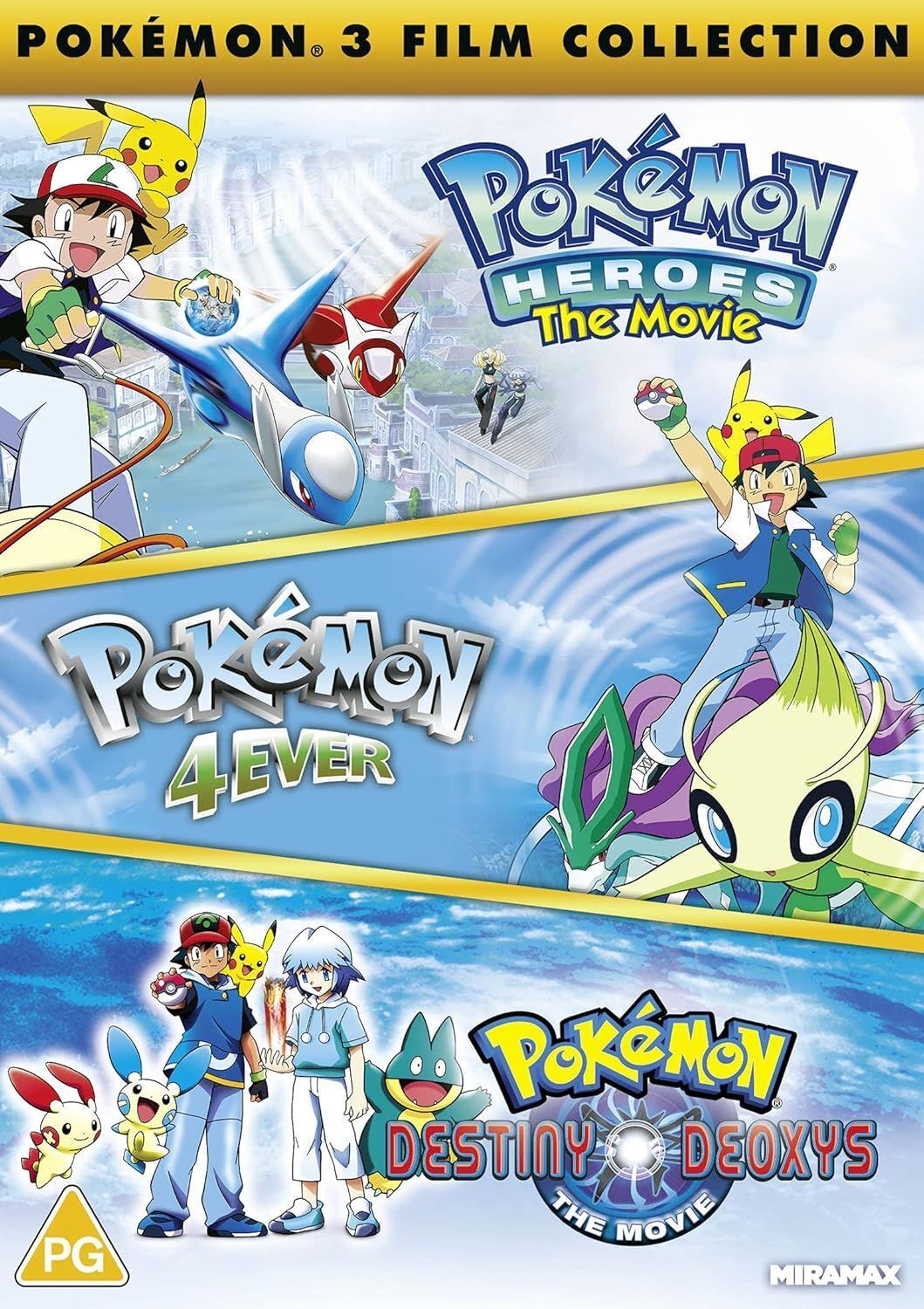 Pokemon 3-Movie Collection DVD Cover