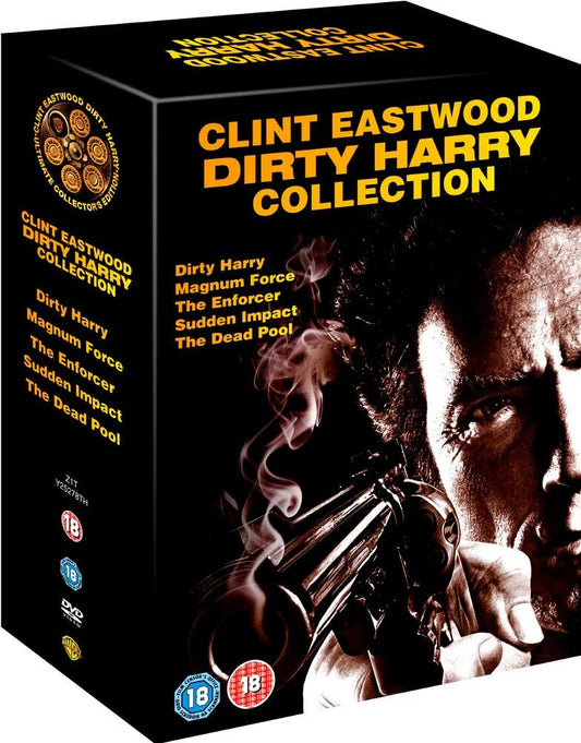 Dirty Harry Movie Collection (5 Films) DVD Cover