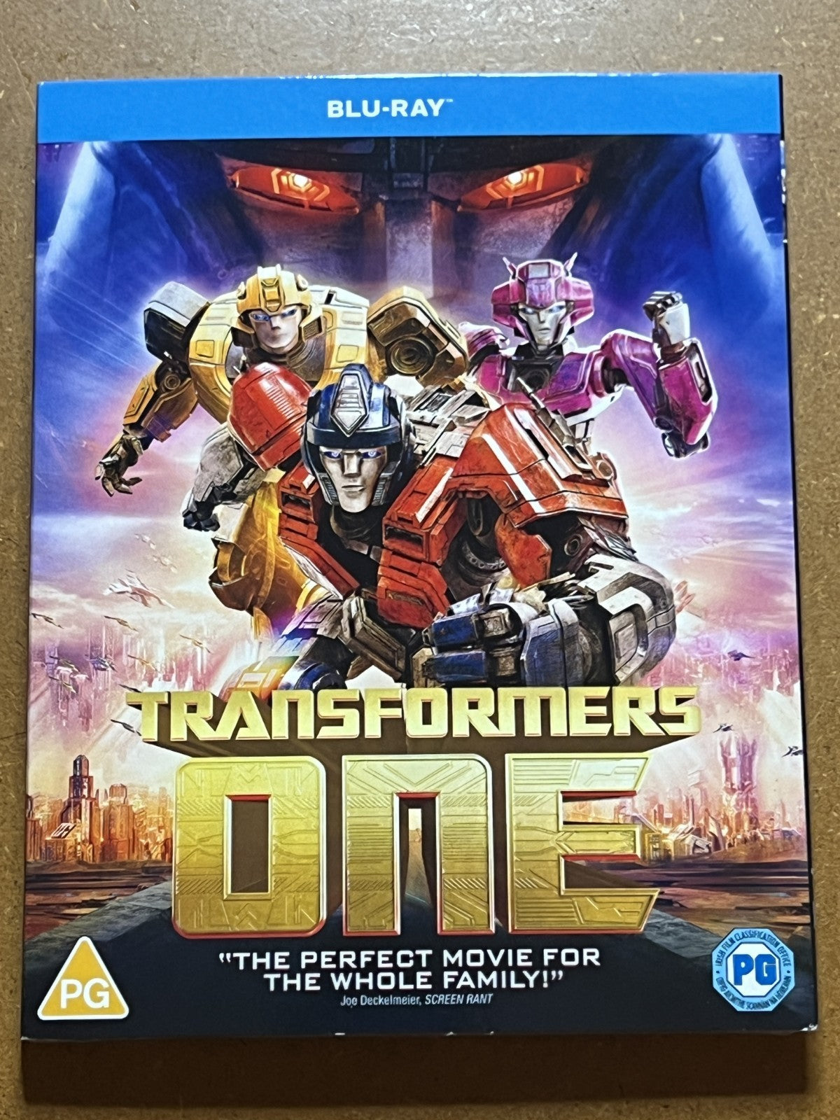 Transformers One Blu-ray Cover