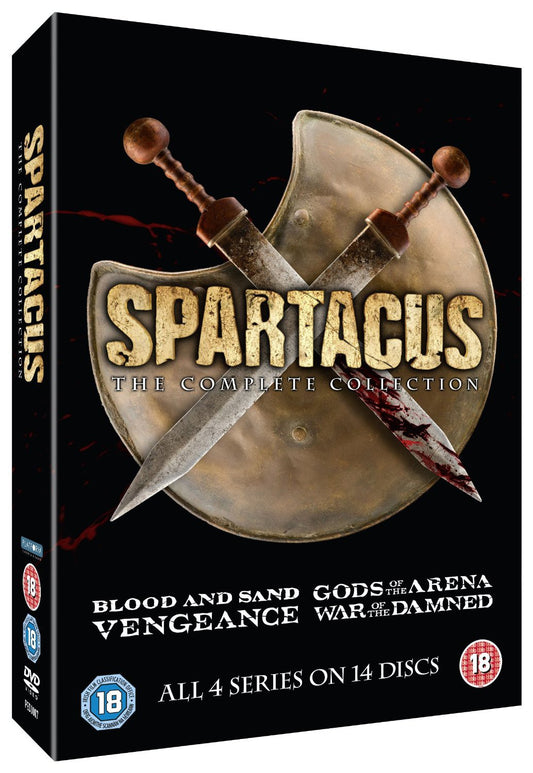 Spartacus: The Complete Collection DVD Box Set DVD Cover