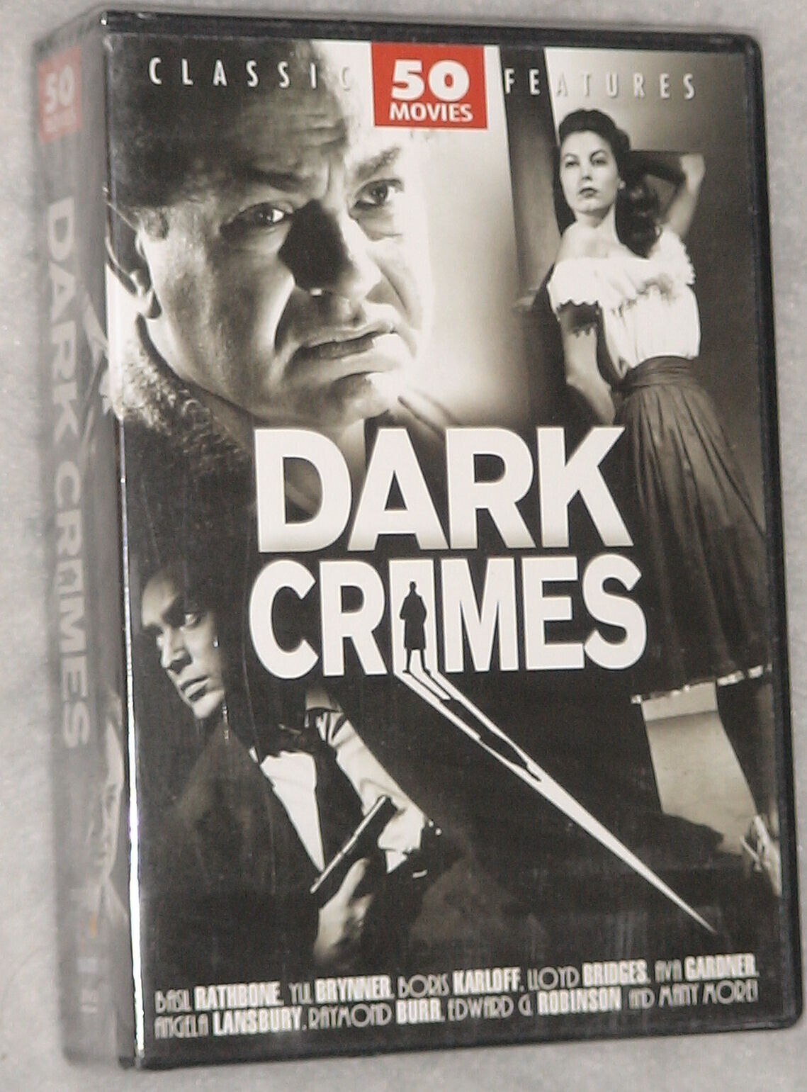 Dark Crimes 50 Film Noir Mystery Detective Murder 12 DVD Cover