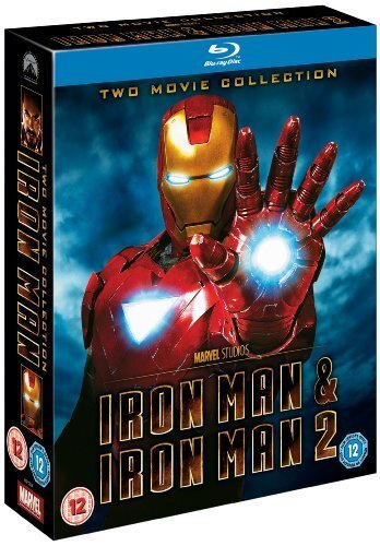 Iron Man 1 and 2 Blu-ray Cover