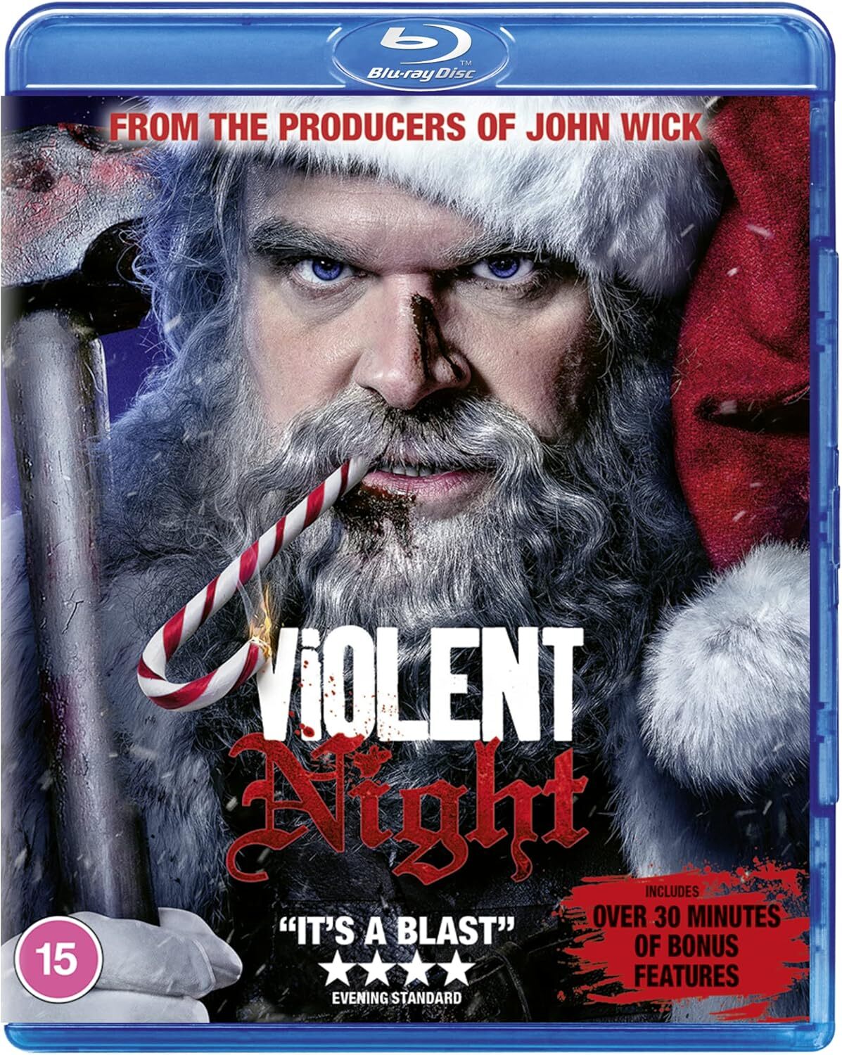 Violent Night Blu-ray Cover