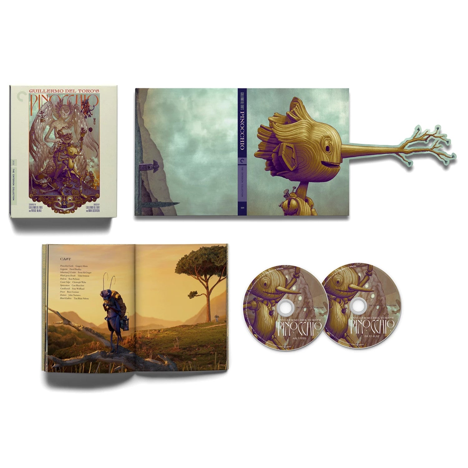 Guillermo Del Toro's Pinocchio - The Criterion Collection 4K UHD Cover