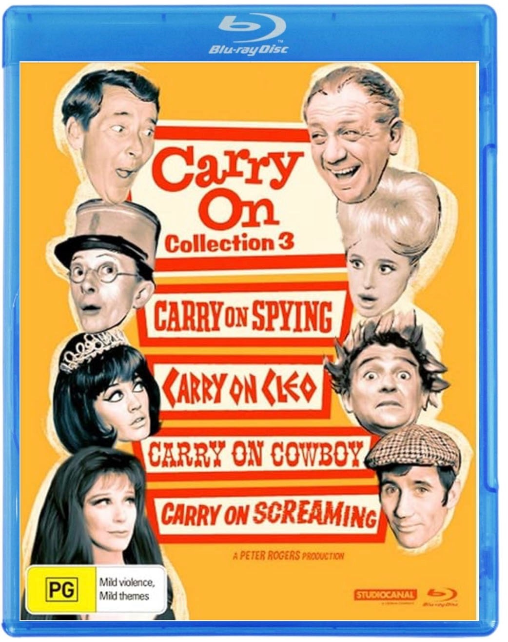 Carry On... 4 Film Collection 3 Blu-ray Cover