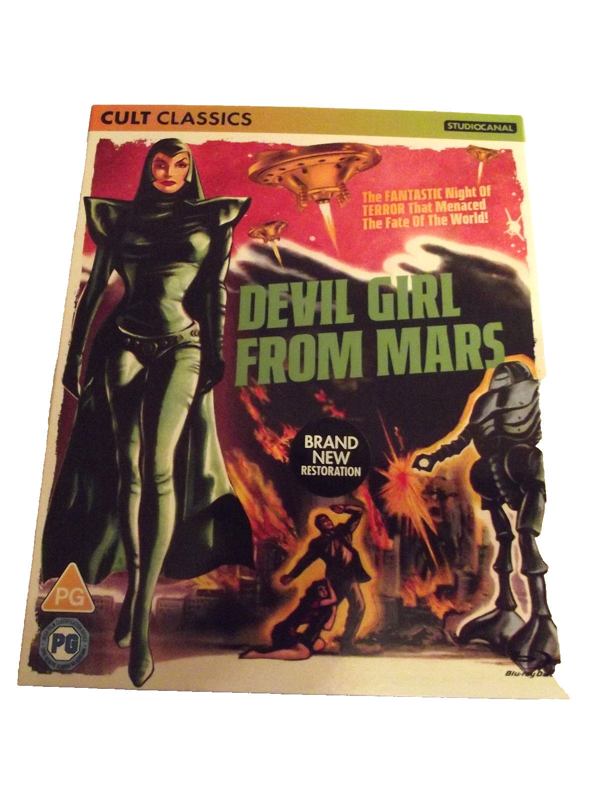 Devil Girl From Mars Sci-Fi B/W Collectors Ed Blu-ray Cover