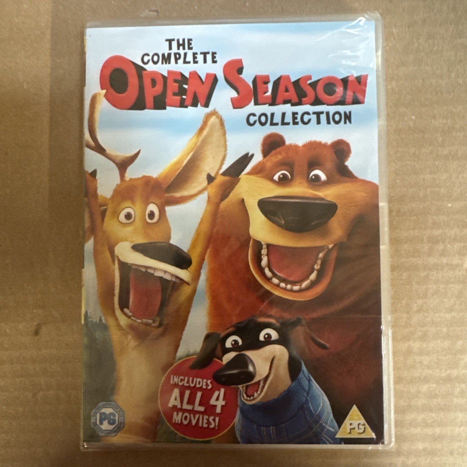 Open Season: The Complete 1-4 Film Collection DVD Cover