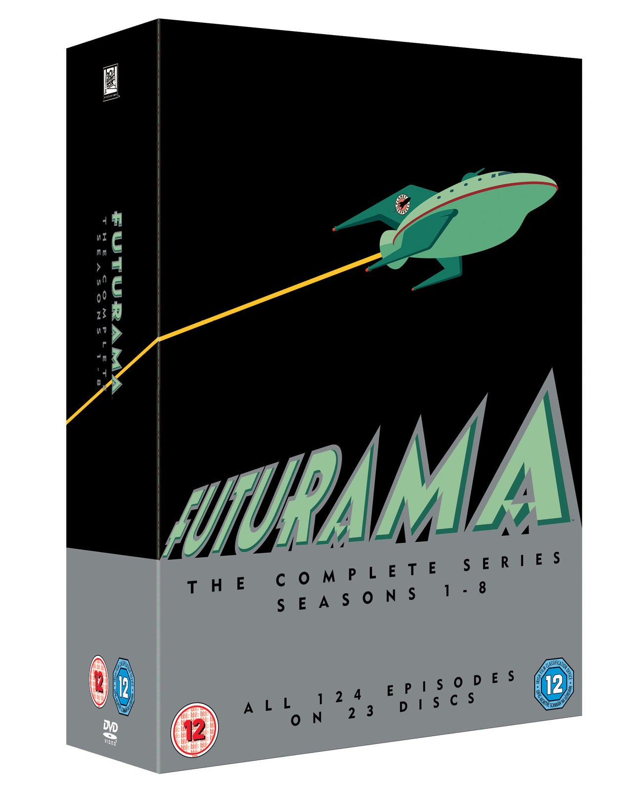 Futurama: Seasons 1-8 DVD Box Set DVD Cover