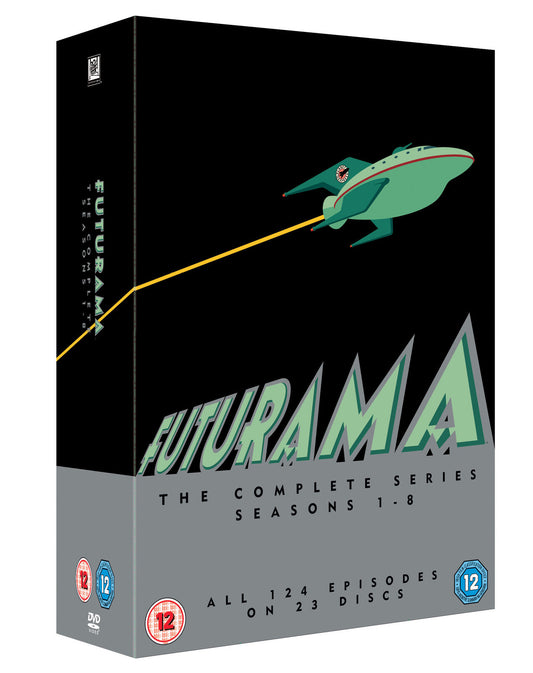Futurama: Seasons 1-8 DVD Box Set DVD Cover