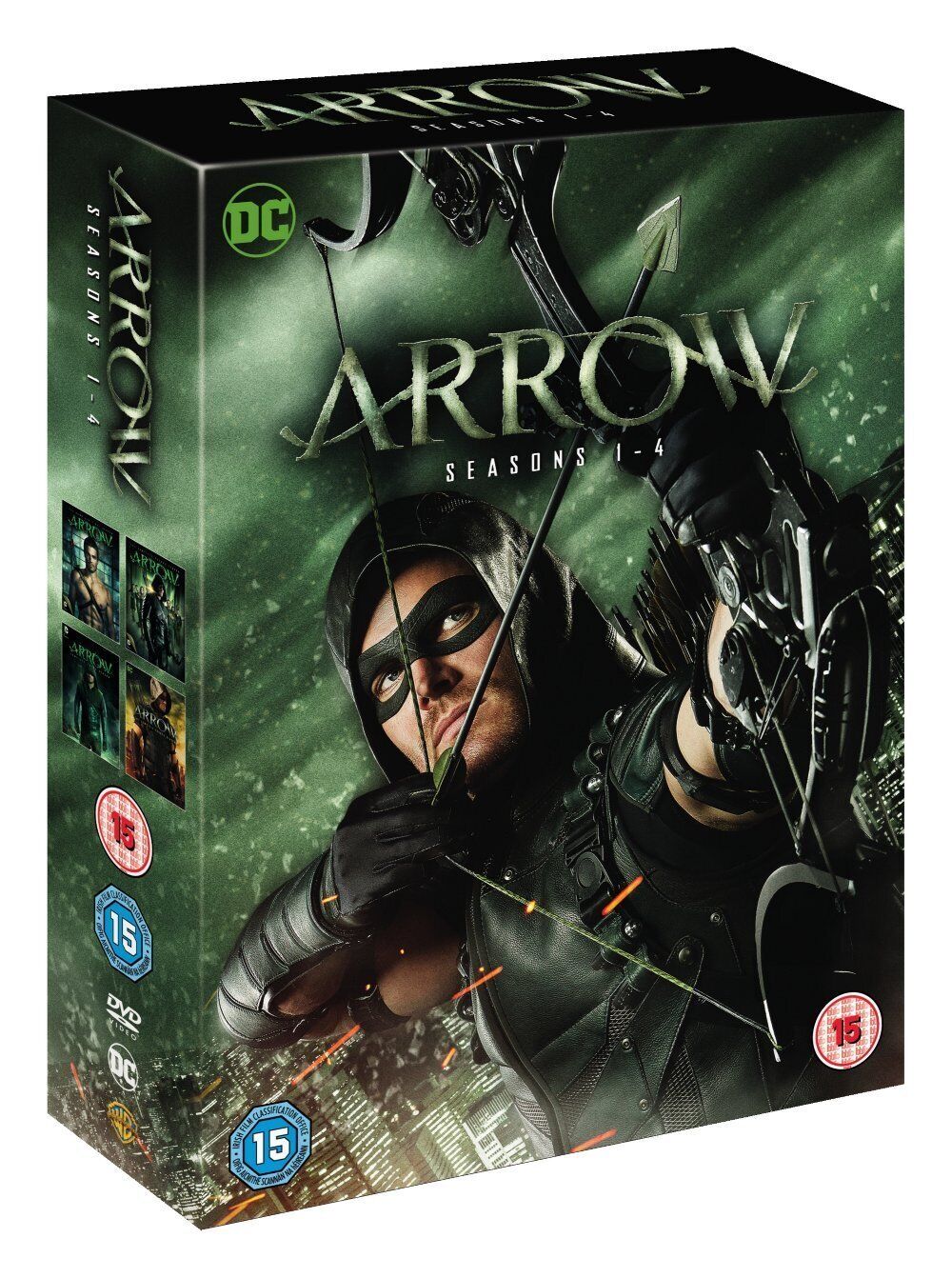 Arrow Complete Season 1-4 Box Set DVD Cover