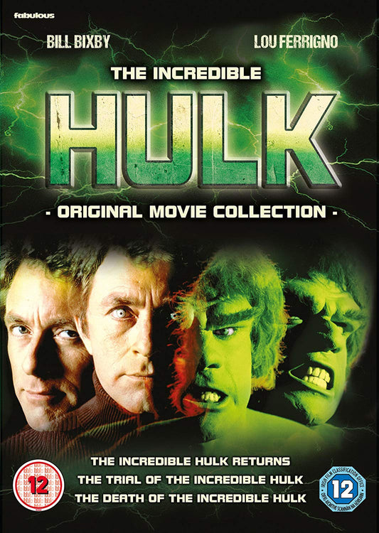 The Incredible Hulk: Original Movie Collection DVD Cover
