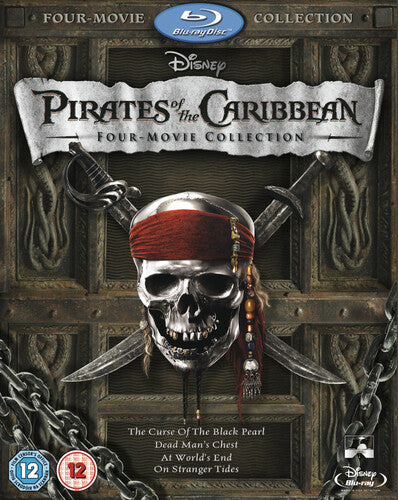 Pirates of the Caribbean 1-4 Blu-ray Cover
