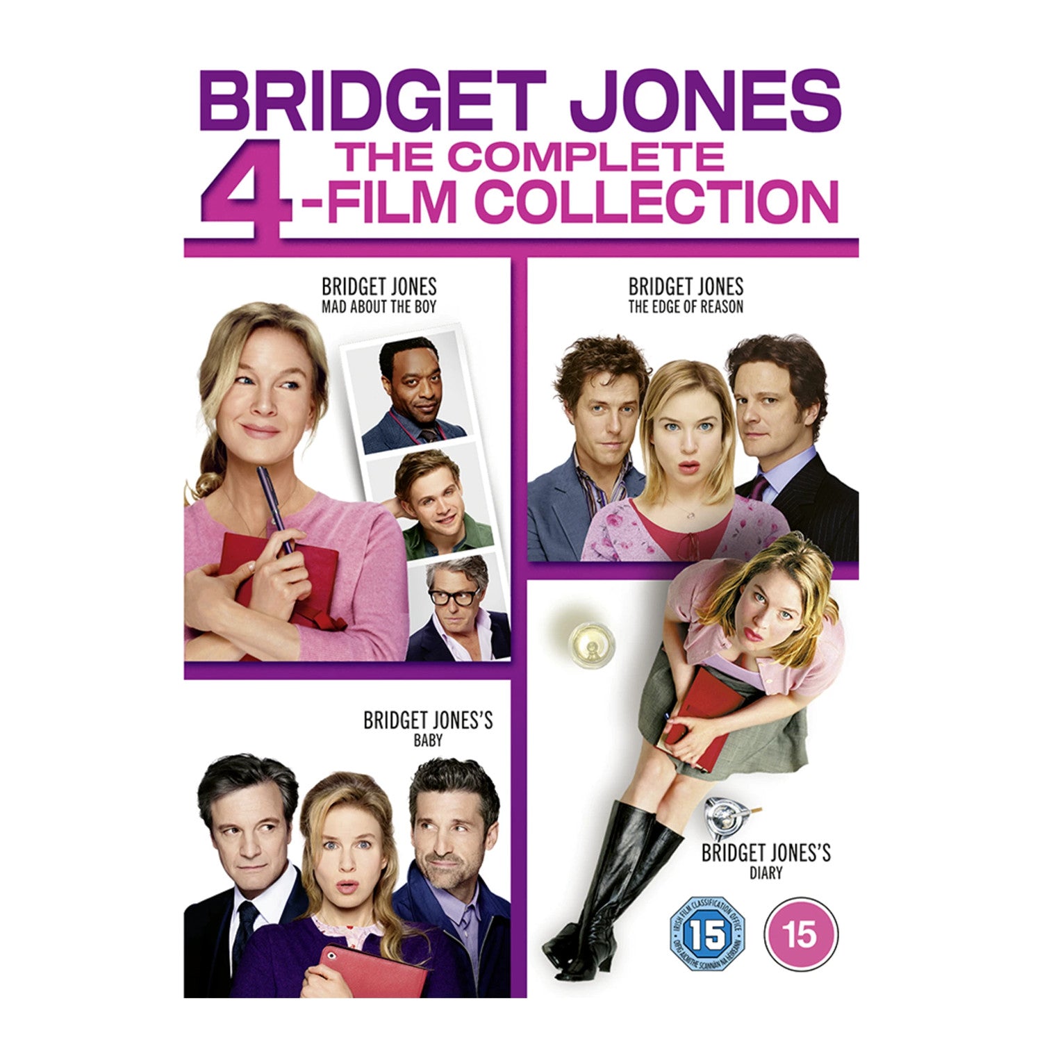 Bridget Jones: The Complete 4-Film Collection DVD Cover