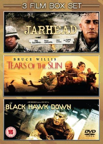 3 Film Box Set: Black Hawk Down/Jarhead/Tears Of The Sun DVD Cover