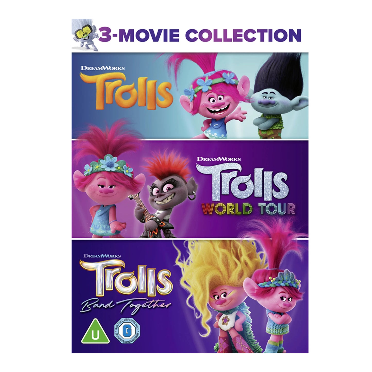 Trolls: 3-Movie Collection DVD Cover
