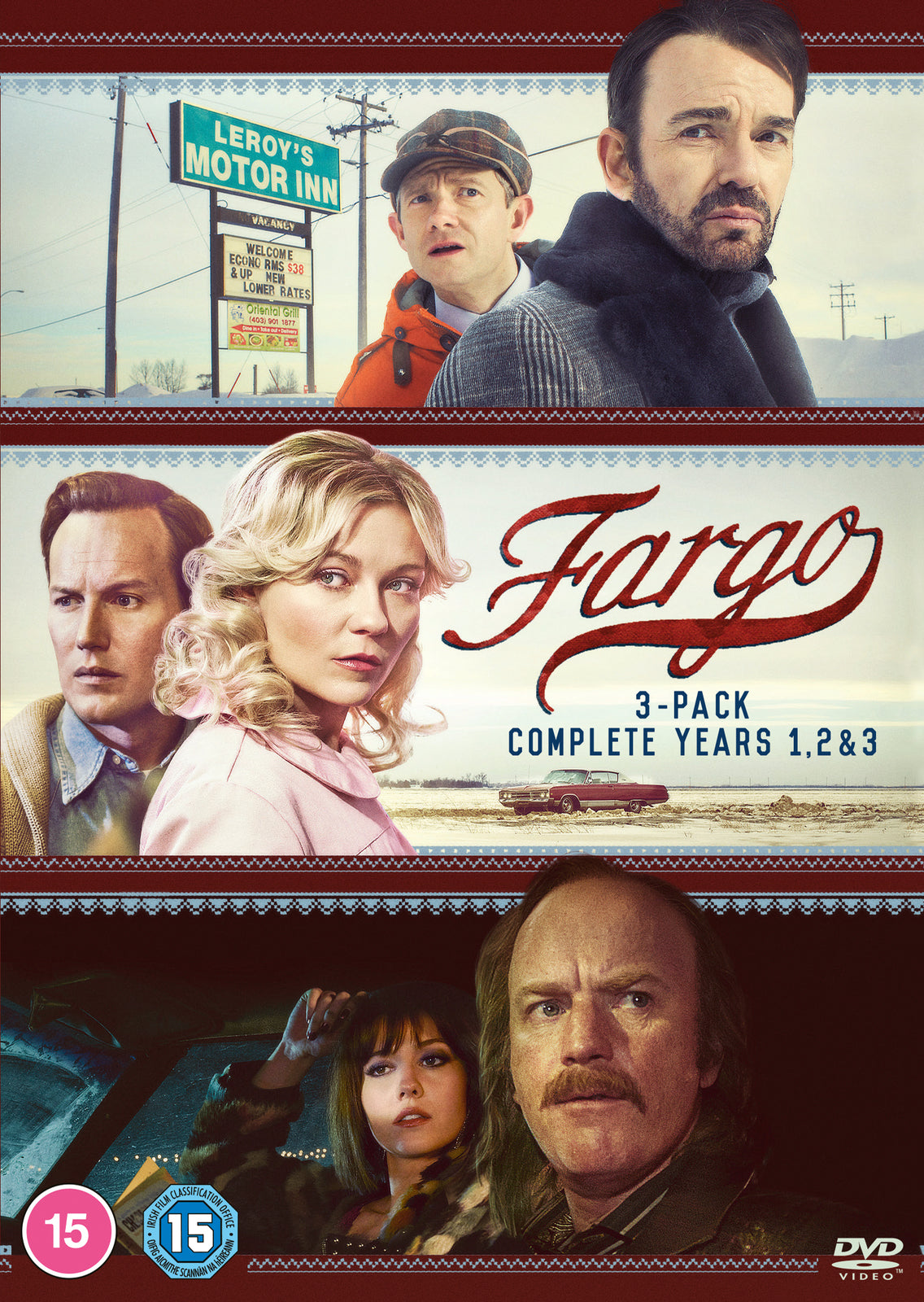 Fargo: Complete Years 1, 2 & 3 DVD Cover