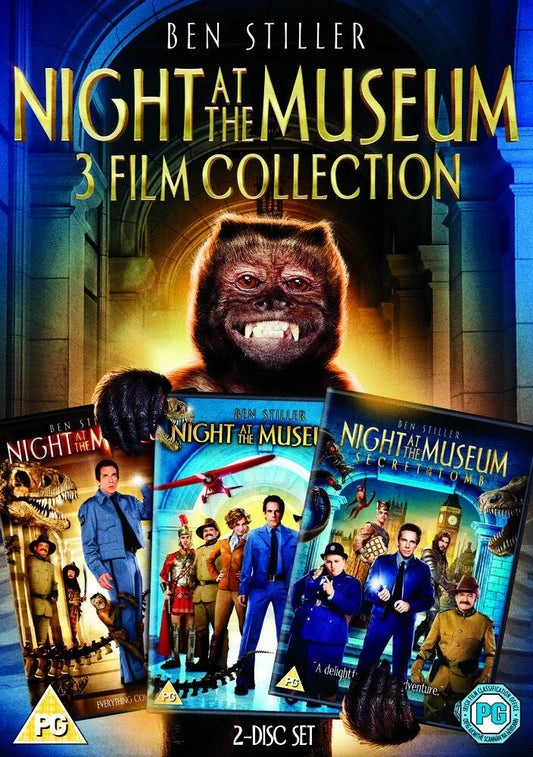 Night At The Museum 1 to 3 Complete Movie Collection DVD Cover