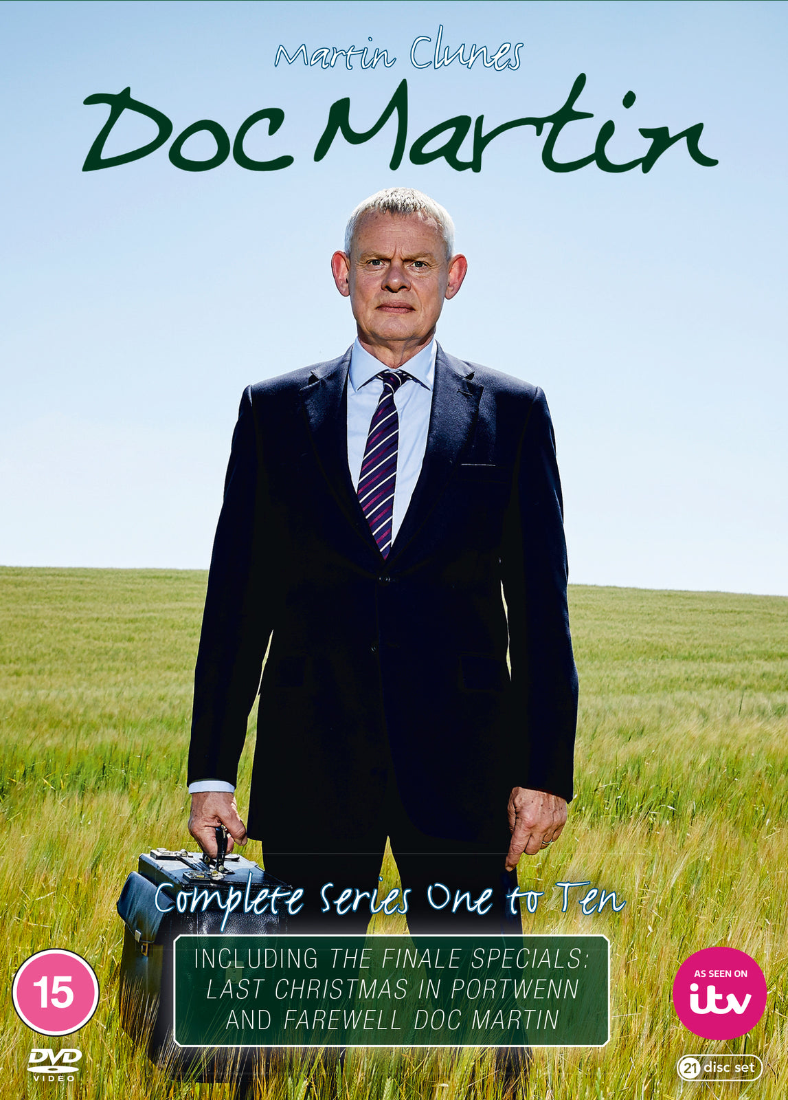 Doc Martin: Complete Series 1-10 (With Finale Specials) DVD Cover