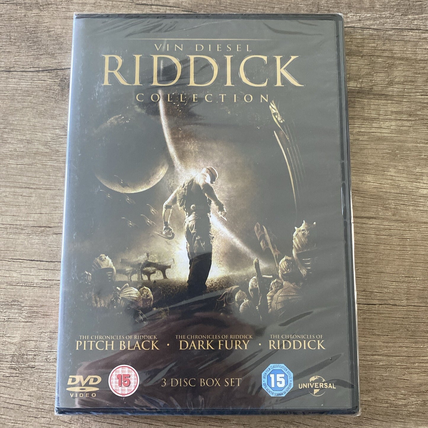 Riddick Collection: Chronicles Of Riddick/ Pitch Black / Dark Fury DVD Cover