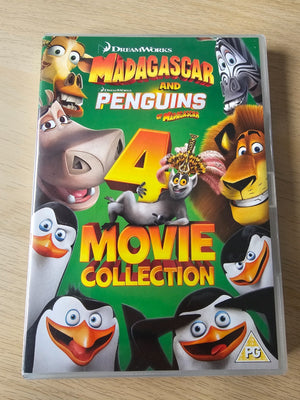 Madagascar and Penguins of Madagascar - The 4-Movie Collection - DVD