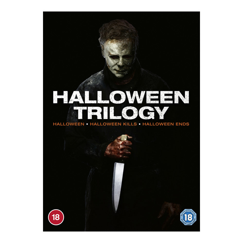 Halloween/Halloween Kills/Halloween Ends DVD Box Set DVD Cover
