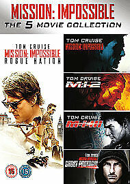 Mission: Impossible 1-5 DVD Cover